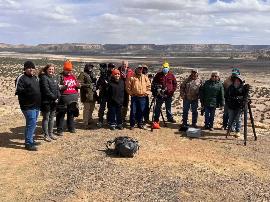 UNM-Taos FDMA at Acoma Pueblo. Photo by Maggie Duval