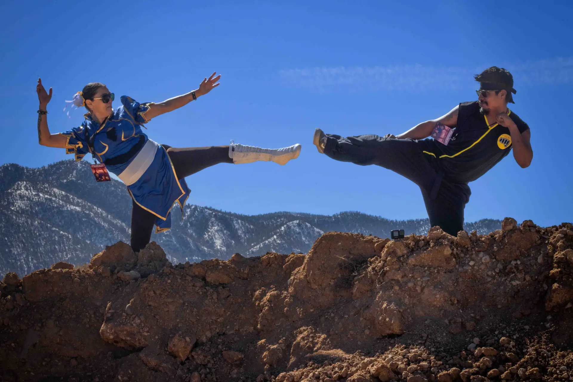 Blue Sky Battle image by Peter Walker