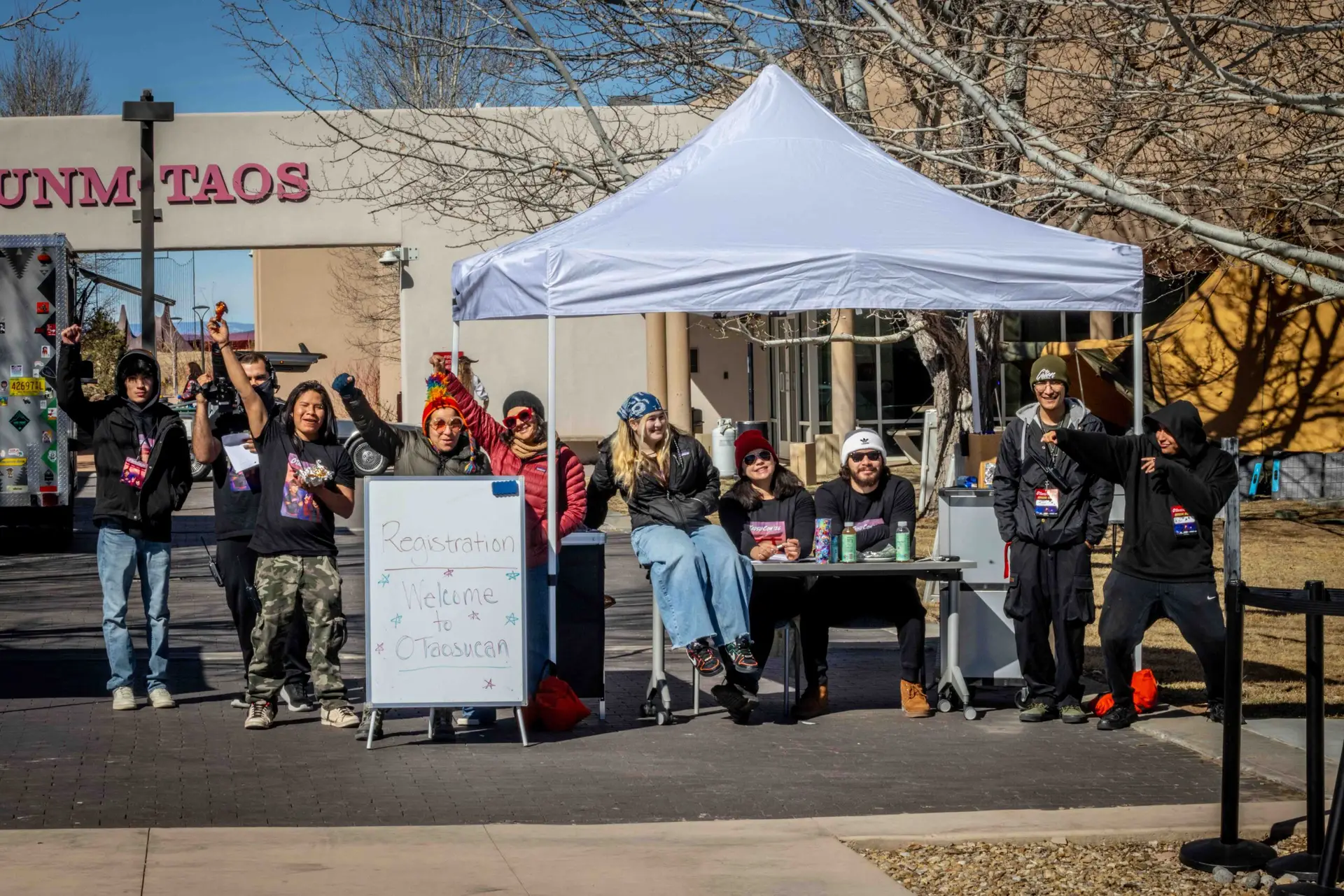 The UNM-Taos Welcoming Crew at OTaosuCon 2026